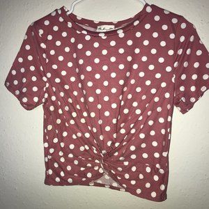 Polka Dot Crop top